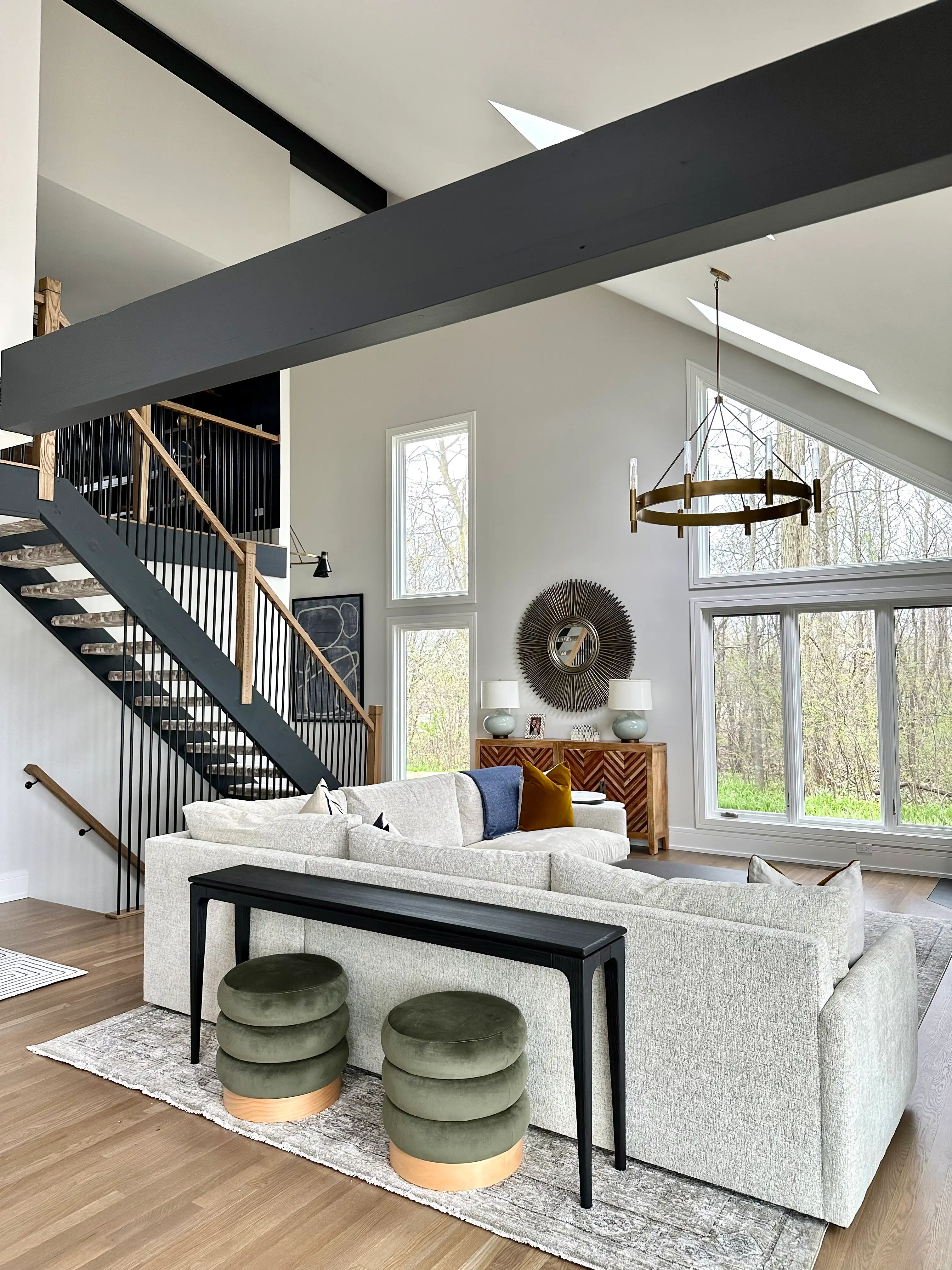 Whole House Transformation in Third Lake featuring modern lakefront design